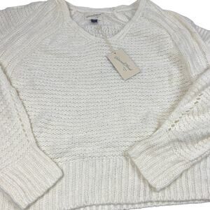 Universal Thread Women's Balloon Sleeve V-Neck Pullover Sweater - Small - NWT